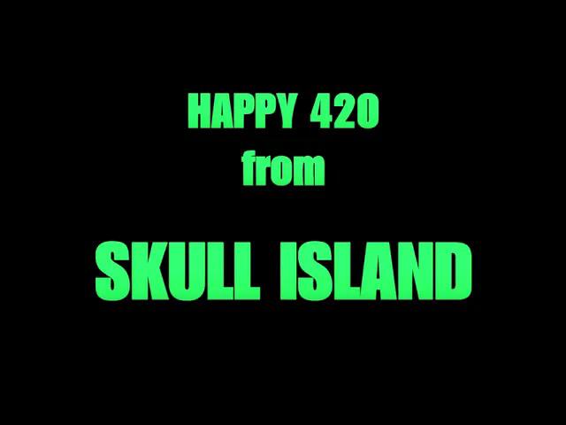 Title card image for video titled Happy 420 2024 from SKULL ISLAND!