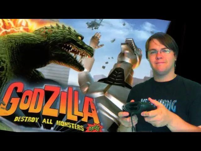 Title card image for video titled RAGE against the GameCube (Godzilla: Destroy All Monsters + Editing) A BIGJACKFILMS LIVE STREAM